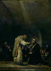 The Last Communion of St. Joseph Calasanz (1556-1648) c.1819 (oil on panel) | Obraz na stenu