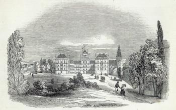 The Palace of Ehrenburg, at Coburg, engraved by W.J. Linton, from 'The Illustrated London News', 30th August 1845 (engraving) | Obraz na stenu