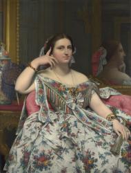 Madame Moitessier, 1856 (oil on canvas) | Obraz na stenu