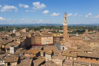 Siena, Italy. Torre del Mangia. (photo) | Obraz na stenu