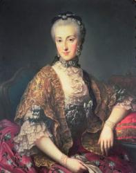 Archduchess Maria Anna Habsburg-Lothringen, called Marianne (1738-89), second child of Empress Maria Theresa of Austria (1717-80) and Francis I (1708-65) | Obraz na stenu
