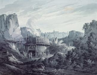 Landscape with a Lime Quarry | Obraz na stenu