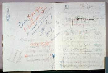 'The Rite of Spring', original score by Igor Stravinsky (1882-1971), 1913 | Obraz na stenu