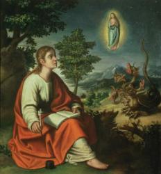 The Vision of St. John the Evangelist on Patmos | Obraz na stenu