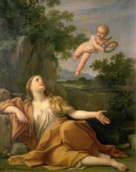 Penitent Mary Magdalene, 1700-05 (oil on canvas) | Obraz na stenu