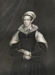 Lady Jane Grey (1537-54), from 'Lodge's British Portraits', 1823 (engraving) | Obraz na stenu