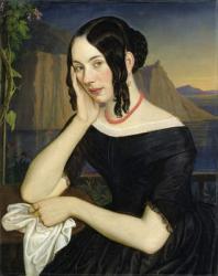 Katharina Kern of Sterzing, 1842 (oil on canvas) | Obraz na stenu