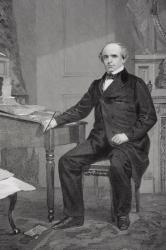 Portrait of Salmon Portland Chase (1808-73) (litho) | Obraz na stenu