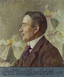 Erik Axel Karlfeldt, 1918 (oil on canvas) | Obraz na stenu