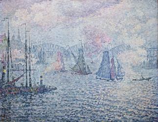 The Port of Rotterdam, or The Fumes, 1906 (oil on canvas) | Obraz na stenu
