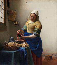 The Milkmaid, c.1658-60 (oil on canvas) | Obraz na stenu