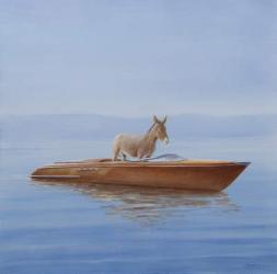 Donkey in a Riva, 2010 (acrylic on canvas) | Obraz na stenu
