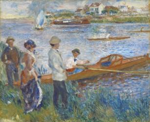 Oarsmen at Chatou, 1879 (oil on canvas) | Obraz na stenu