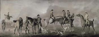 Tom Conolly of Castletown Hunting with his Friends, 1769 (pastel, chalk & gouache on paper) | Obraz na stenu