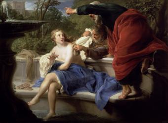 Susanna and the Elders, 1751 | Obraz na stenu