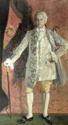 Portrait of Dmitry Smirnov as Chevalier des Grieux in Jules Massenet's (1842-1912) opera 'Manon', 1909 (tempera on canvas) | Obraz na stenu