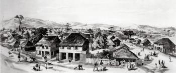 Freetown, Sierra Leone (engraving) | Obraz na stenu