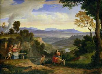 At Ronciglione, 1815 (oil on panel) | Obraz na stenu
