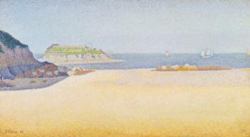 Ile la Comtesse, Pontrieux, 1888 (oil on canvas) | Obraz na stenu