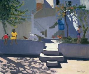 The Yellow Dress, Kos, 1993 (oil on canvas) | Obraz na stenu
