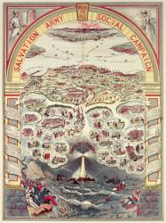 Salvation Army Social Campaign propaganda poster, London, c.1910 (chromolitho) | Obraz na stenu