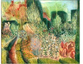 Great Dixter: Topiary and paths | Obraz na stenu