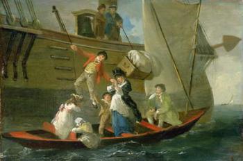 A Married Sailor's Adieu, c.1800 (oil on panel) | Obraz na stenu