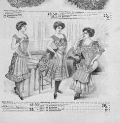 French underwear catalogue c.1900 | Obraz na stenu