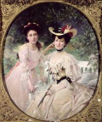 Madame Collas and her Daughter, Giselle, 1903 (oil on canvas) | Obraz na stenu