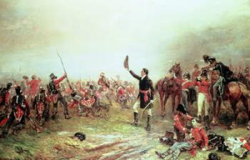 The Battle of Waterloo, 18th June 1815 (oil on canvas) | Obraz na stenu