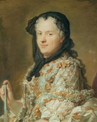Portrait of Maria Leszczynska, Queen of France and Navarre, 1744-48 (pastel) | Obraz na stenu