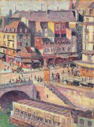 The Pont Saint-Michel and the Quai des Orfevres, Paris, c.1900-03 (oil on canvas) | Obraz na stenu