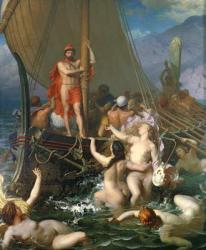 Ulysses and the Sirens (oil on canvas) | Obraz na stenu