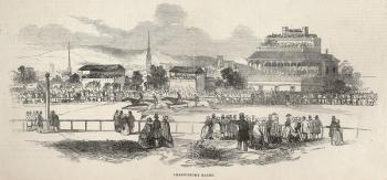 Shrewsbury Races, from 'The Illustrated London News', 24th May 1845 (engraving) | Obraz na stenu