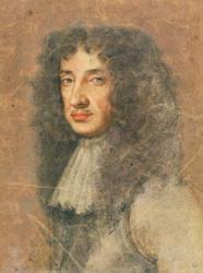 Charles II, c.1675 (coloured chalks on paper) | Obraz na stenu