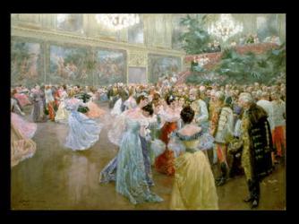 Court Ball at the Hofburg, 1900 (w/c) | Obraz na stenu