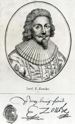 Edward la Zouche (1556-1625) (engraving) | Obraz na stenu