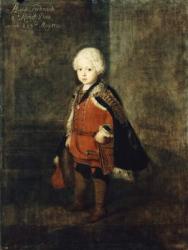 Prince Augustus William aged four, 1734 (oil on canvas) | Obraz na stenu