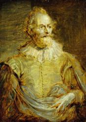Portrait of Senator Paulus Halmalius (oil on oak panel) | Obraz na stenu