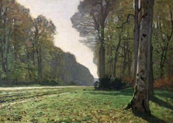 The Road to Bas-Breau, Fontainebleau (Le Pave de Chailly), c.1865 (oil on canvas) | Obraz na stenu