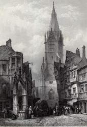 Reutlingen, engraved by J.J. Crew, printed by Cassell & Company Ltd. (engraving) | Obraz na stenu
