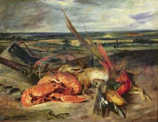 Still Life with Lobsters, 1826-27 (oil on canvas) | Obraz na stenu