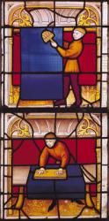 Cloth Merchant's Window (stained glass) | Obraz na stenu