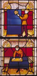 Cloth Merchant's Window (stained glass) | Obraz na stenu