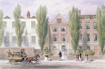 Fisher's House, Lower Street, Islington, 1838 (w/c on paper) | Obraz na stenu