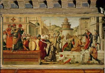 St. George Baptising the Gentile, 1501-07 (oil on canvas) | Obraz na stenu