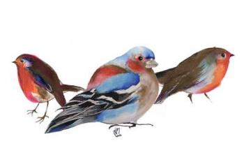 Birds of a feather, 2011, ink on paper | Obraz na stenu