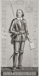 Oliver Cromwell (1599-1658) from 'Illustrations of English and Scottish History' Volume I (engraving) | Obraz na stenu