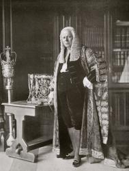 Richard Haldane, from 'The Year 1912', published London, 1913 (b/w photo) | Obraz na stenu