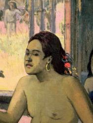 Eiaha Ohipa or Tahitians in a Room, 1896 (oil on canvas) (detail of 47617) | Obraz na stenu